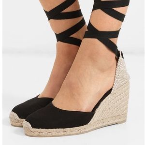 Castaner Carina 80 canvas wedge espadrille